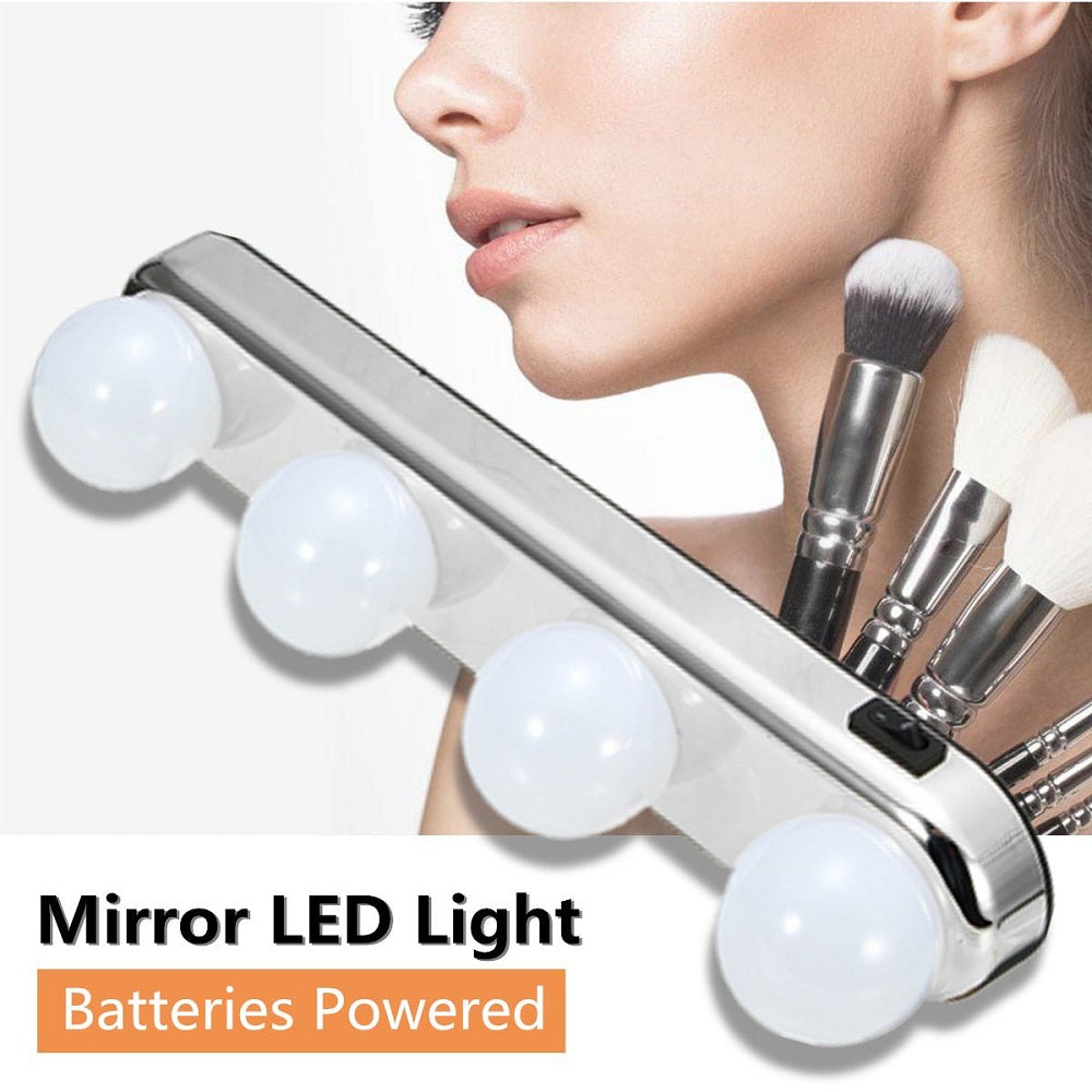 Hollywood Style 4 Bulb LED Vanity Mirror Lights Kit For Makeup Dressing Decor 5_23080d94-97aa-46ff-9129-e3cbf0d250d0