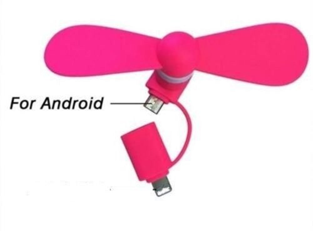 USB mini fan with for Android phone With multi plug
