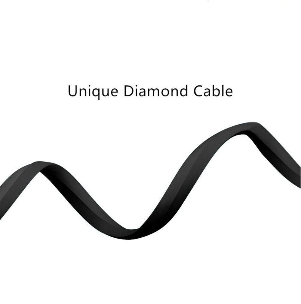 Zinc alloy diamond shape Android cable
