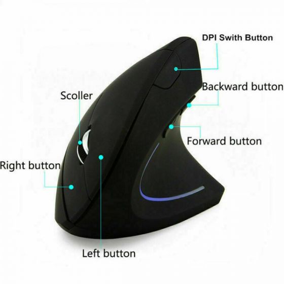 Ergonomic Vertical Wireless Mouse 5as4654as_4