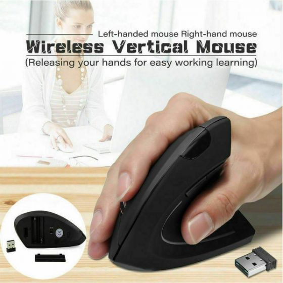 Ergonomic Vertical Wireless Mouse 5as4654as_8