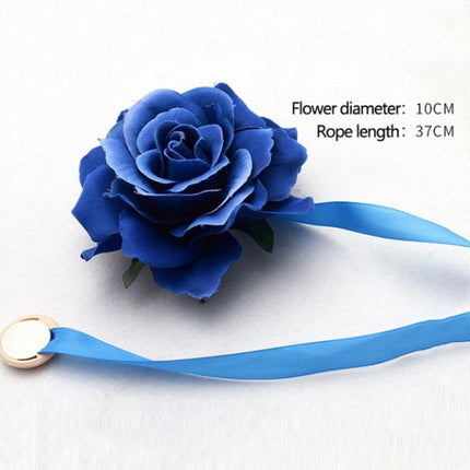 Magnetic Ball Curtains Buckles Rose Flower Tiebacks Punch Free Curtain Strap Convenient 5ce672cae0905a4ba271277d-1-large