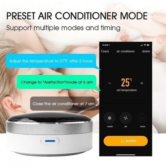 Smart Life Voice Control Intelligent Remote Controller WIFI+IR Switch Automation Home Air Condition TV Home Control 5fd031e0bfceb17ca458dfe9-6-large