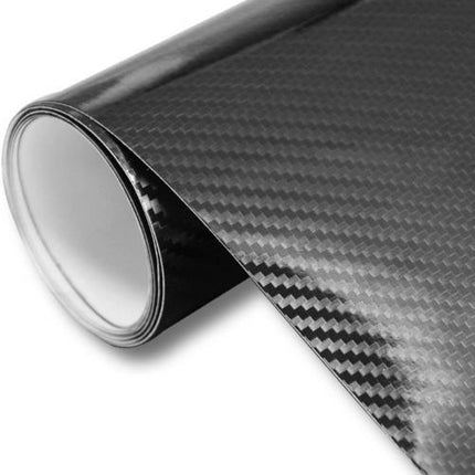 5D High Gloss Black Carbon Fiber Vinyl Bubble Free Air Release Car Wrap Film Automotive DIY Decals 610li3mca6l._ac_sl1000