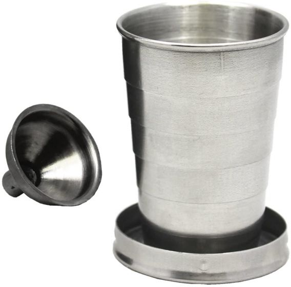 Stainless Steel Liquor Flask with Built in Collapsible Stainless Steel Shot Glass and Funnel 61feu8wfful._ac_sl1100