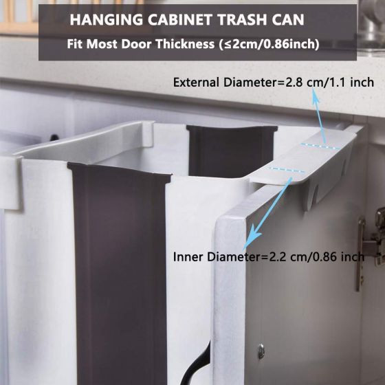 9L Kitchen Folding Trash Hanging Garbage Can Car Recycle Bin Trash Bin Waste Dustbin 61hbhevwgll._sl1000