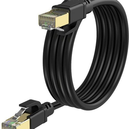 10M High Speed 26AWG Cat8 LAN Network Cable 40Gbps, 2000Mhz with Gold Plated RJ for Modem, Router/Gaming/Xbox45 Connector 61phmlstxql._ac_sl1500