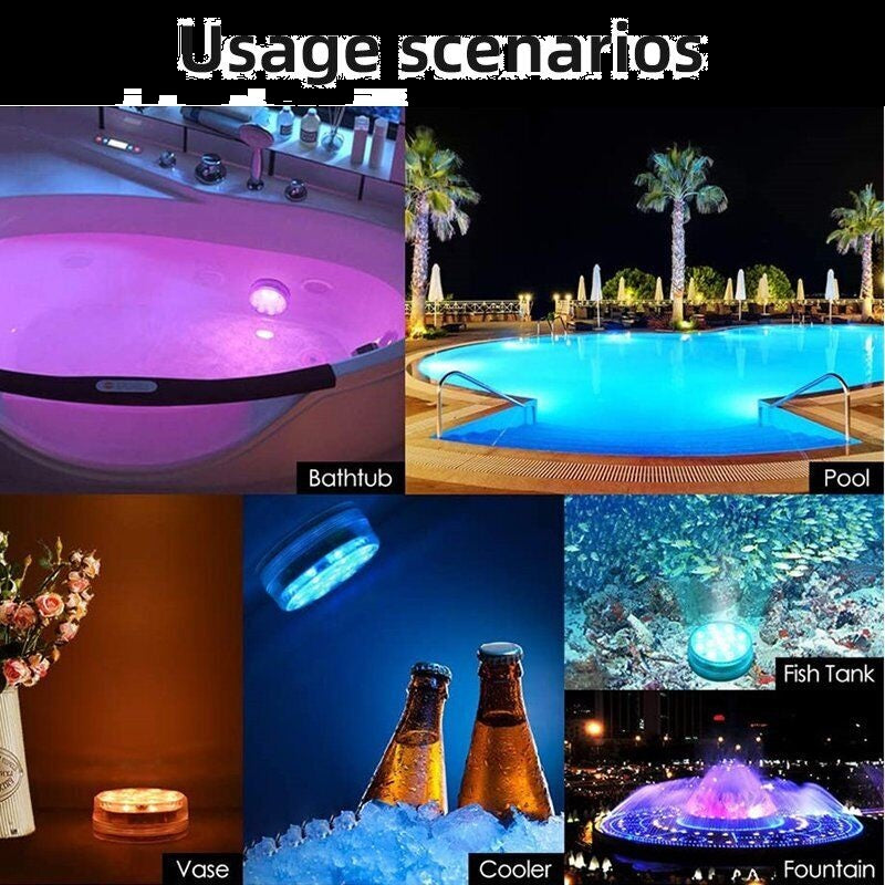 Waterproof LED RGB Submersible Aquarium Pool Light-1LED+1REMOTE 13LED 6_fc145635-8538-4131-a6ac-70ab2e8d862a