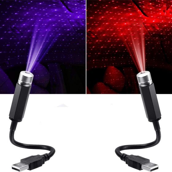 USB Car Interior Star Sky Lamp