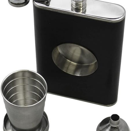 Stainless Steel Liquor Flask with Built in Collapsible Stainless Steel Shot Glass and Funnel 71byuugifdl._ac_sl1500
