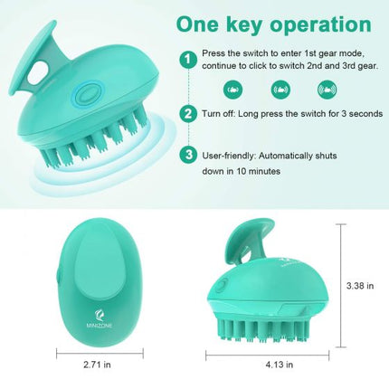 Electric Shampoo Brush Scalp Scrubber Head Massager Stress Relax Rechargeable for Shower 71k5ionl1jl._sl1500