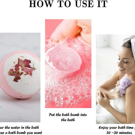 12 Pcs Bath Bombs Organic Bubble Bath Rich for Mom, Wife, Kids 71py6l_yial._ac_sl1500