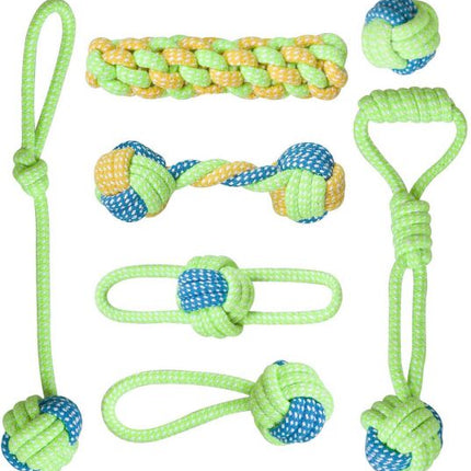 7Pcs Dog Rope Toys Braided Rope 81psmdvmizl._ac_sl1500
