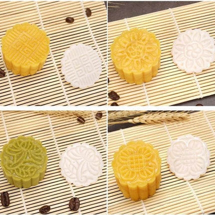 Moon Cake Mold Press 10 Motif Stamps 100g Mooncake Flower Round Bakeware Cookie Cutter DIY Cake Decoration Tool 81xvjvgpacl._ac_sl1300