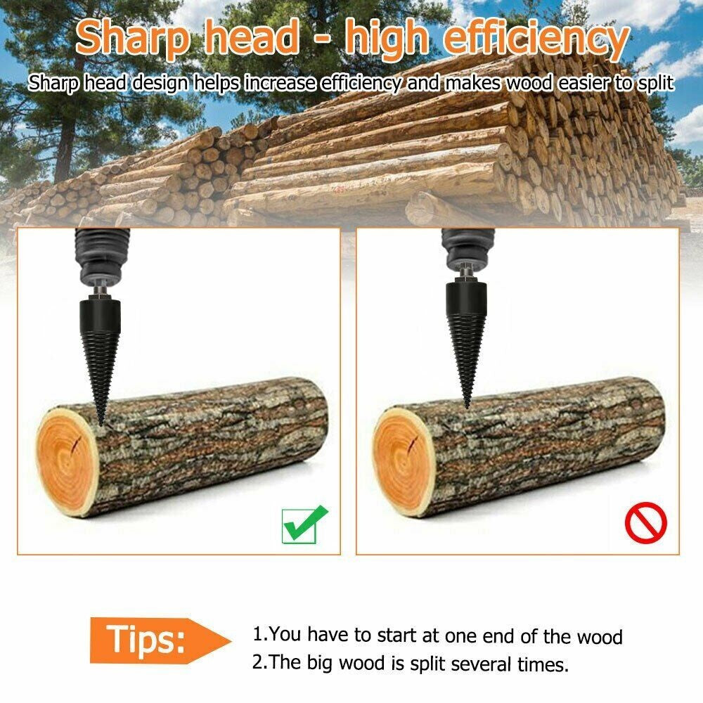 32 mm High Speed Twist Firewood Drill Bit Wood Splitter Splitting Cone 8_3dda985f-4836-45dc-8a81-754bfa2d7bad