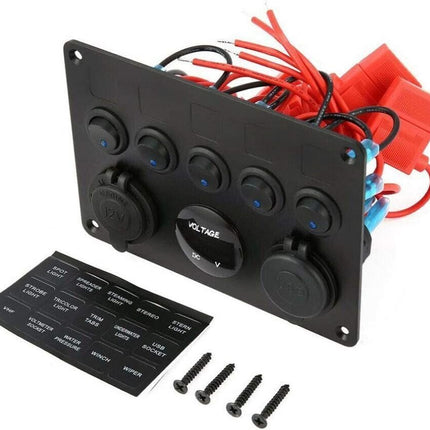 5 Gang 12V Switch Rocker Panel 8_4897a901-852a-45aa-a1e6-01aaf8a95d9f