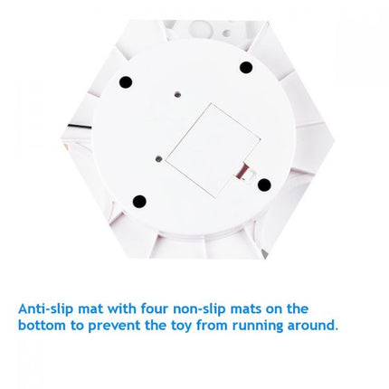 Toy Mouse Track Interactive Cat Toy with Rotating Mouse Track