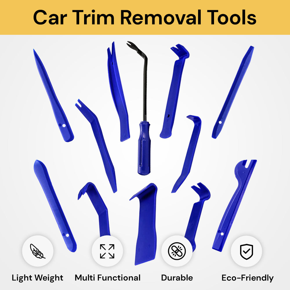 Using Auto Trim Tools 12pcs Car Trim Removal Tools - Professional Kit