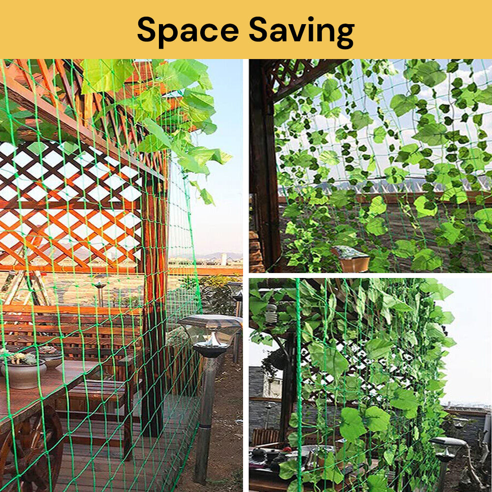 Planting Net Plant Climbing Net - Environmental friendly and reusable - Green