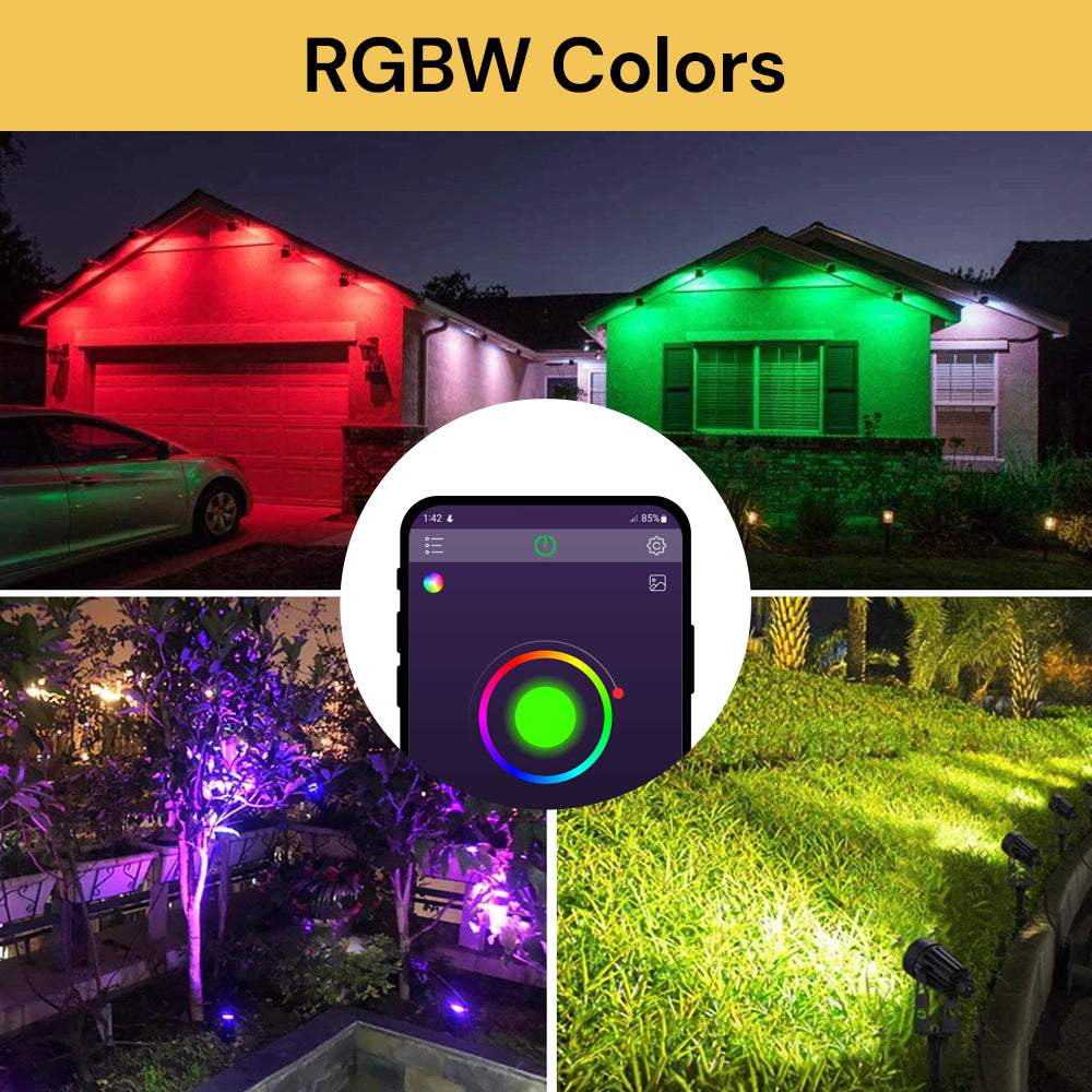 4 Pack LED RGB Bluetooth Smart Garden Lights GroundLights10_cb24b788-66ed-4946-bd03-76bf15779dfa
