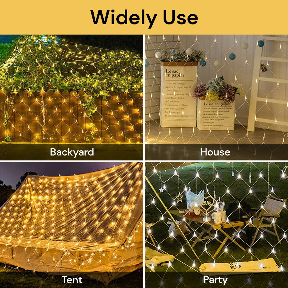 LED Net Lights - Indoor & Outdoor - 192LEDs