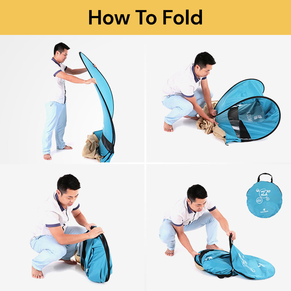 how to fold a beach pop up tent Portable Pop Up Tent
