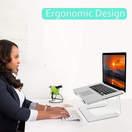 Aluminium Laptop Stand Desk Table Tray Adjustable Bedside Portable Laptop Riser RRT_c187a7c4-60ef-4c00-827e-0ea08e628197