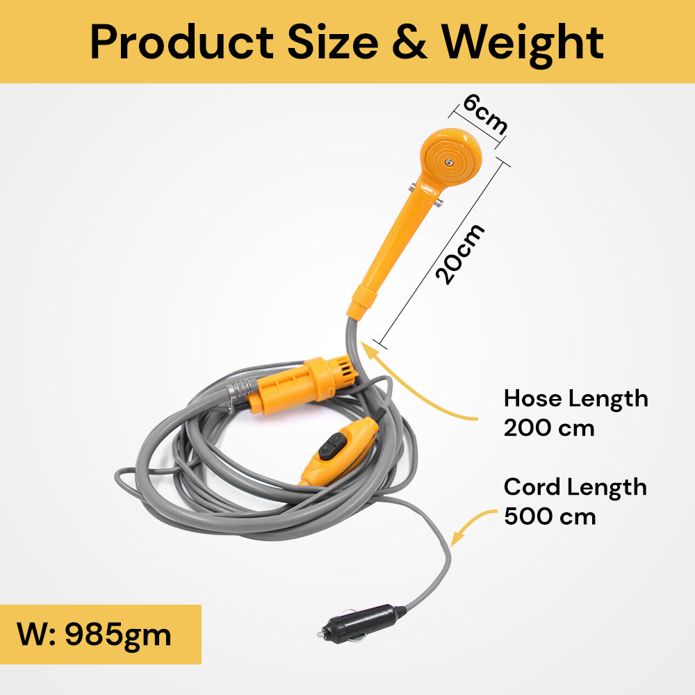 Automobile Shower Set - On-the-Go Cleanliness