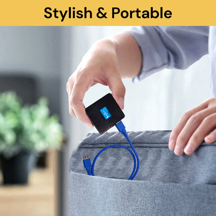 Portable USB 3.0 4-Port Hub for Windows Mac USB4PortHub08