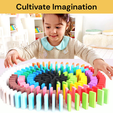 120pcs Wooden Domino Blocks WoodenBlock11