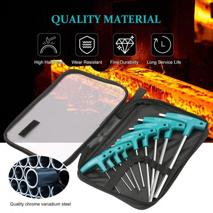 9pcs T Hex Set Allen Screwdriver Bit Metal Key Screw Steel Wrench Tool a6649e6365fc7debea6b61c76b6fe464c9cd109b_original