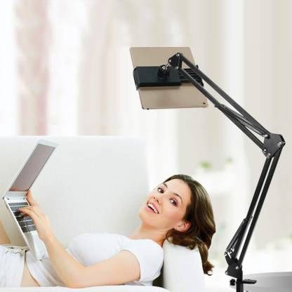 Aluminum 360Â° Adjustable Bed Flexible Long Arm Tablet Stand Phone Holder aluminium-lazy-hanging-mount-holder-for-all-mobiles-tablets-original-imagfp7tdzxupynp_1