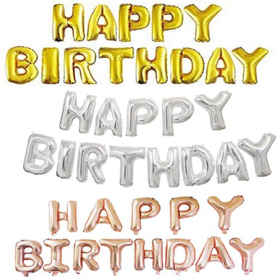 Happy Birthday Party Decoration Letters