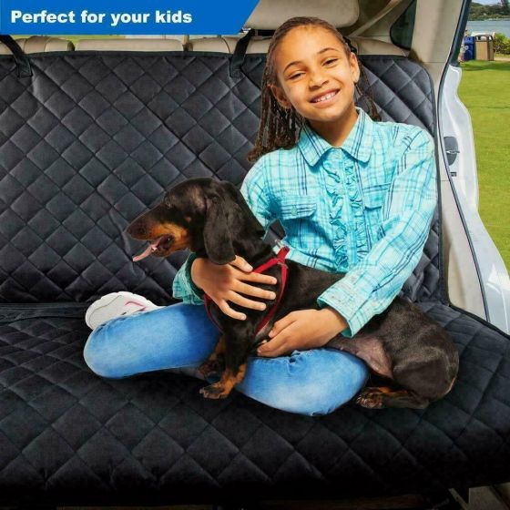 Zipper Dog Car Seat Cover asffweffasds