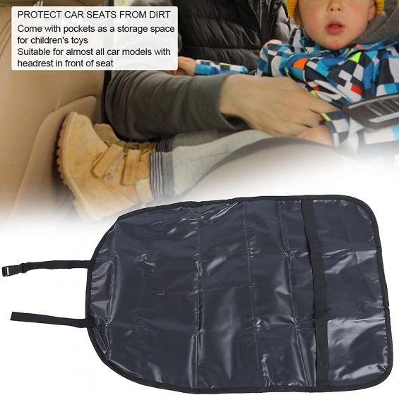 Car Seat Back Protectors, Kids Kick Mats Universal Fit Durable Waterproof Auto Backseat Cover (25.5 x 17 inches) awsdadasdasd