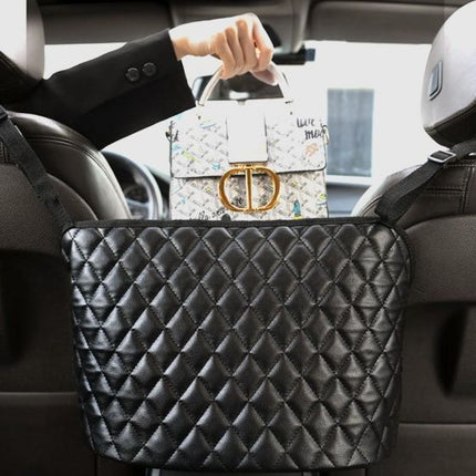 Car Seat Storage Net Pocket Car Handbag Holder Luxury Leather Seat Back Organizer Mesh Large Capacity Bag Automotive Goods Storage Pocket dadc29d9593f91555968ac29378f2ac86fcafc29_original