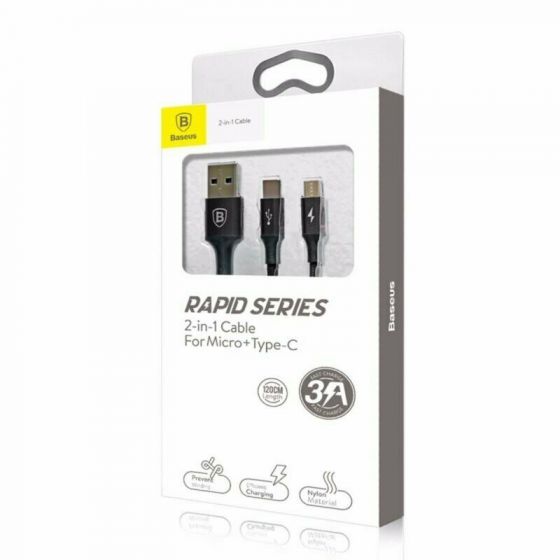 Baseus 3-in-1 Cable Micro+Lightning+Type-C ddsf