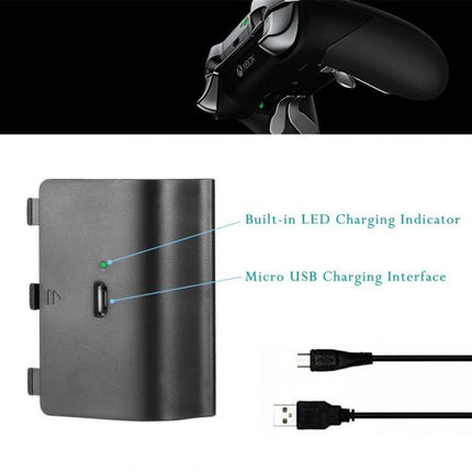2400mAh Rechargeable Battery Pack With USB Cable For XBOX ONE Controller Wireless de963c4dbfa608a1de7f9097c927ff9831a1973f_original