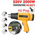 2000W Electric Heating Hot Air Heat Gun Tool 400-650â„ƒ Temperature with Nozzles dmnfbdfngf