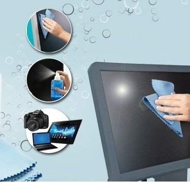 Screen Cleaner Cleaning Kit 100ml LCD Plasma PC Laptop Tablet Monitor Display with Micro Fiber Cloth and Brush dsf