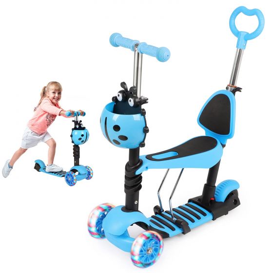 5-in-1 Kids Scooter, 3 Wheels Scooter