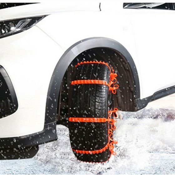 10 Pcs Anti-Skid Car Cable Tire Emergency Traction Mud Snow Chains for SUV Car Driving efghj_5