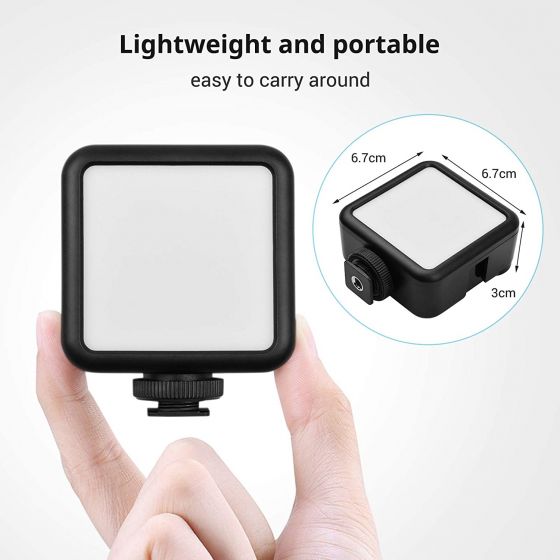 49 LED Camera Light USB, Rechargeable Dimmable Camera Fill Light, Mini Video Light for DLSR Camera Camcorder Gimbal Macro Photography Video erewwwerwwr
