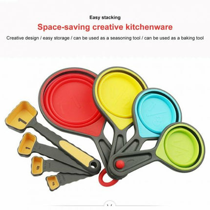 Food Grade Silicone Foldable Measuring Cups ertggew