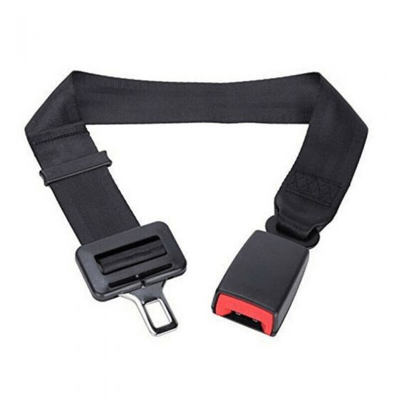 Heavy Duty Car Vehicle Seat Belt Extension Extender Strap Black Safety Buckle erwerwr