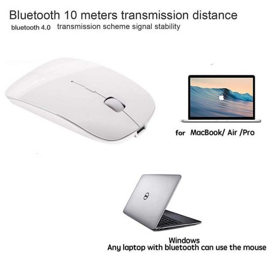 Slim Rechargeable Bluetooth Wireless Mouse for Laptop,Computer,PC ewrewrwerew