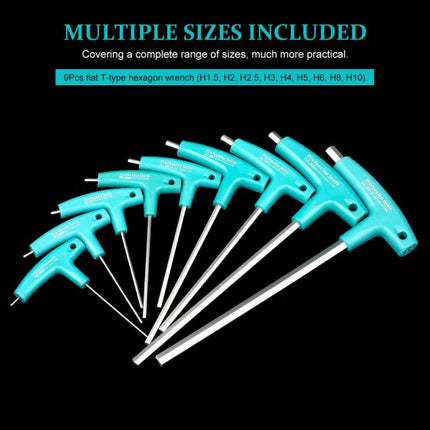 9pcs T Hex Set Allen Screwdriver Bit Metal Key Screw Steel Wrench Tool f03d7f989c127d480a03426aa99467a7de2891c7_original