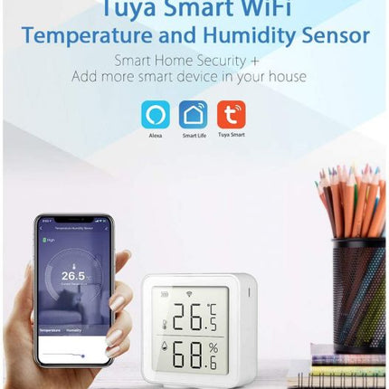 WiFi 2.4G Thermometer LCD Display Sensor Smart Home Indoor Outdoor Temperature Humidity Hygrometer Digital APP Control fdfdfd_1