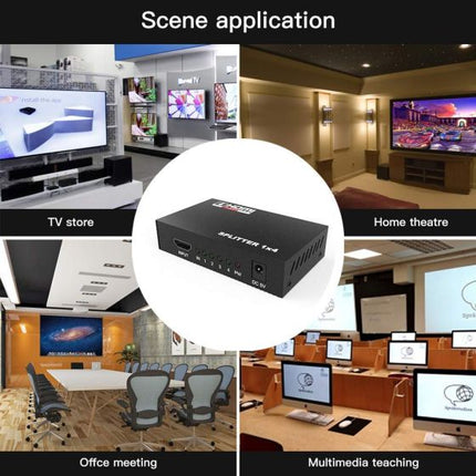 HDMI Splitter Amplifier 1 In 4 Out Duplicator fdgdsfg_1