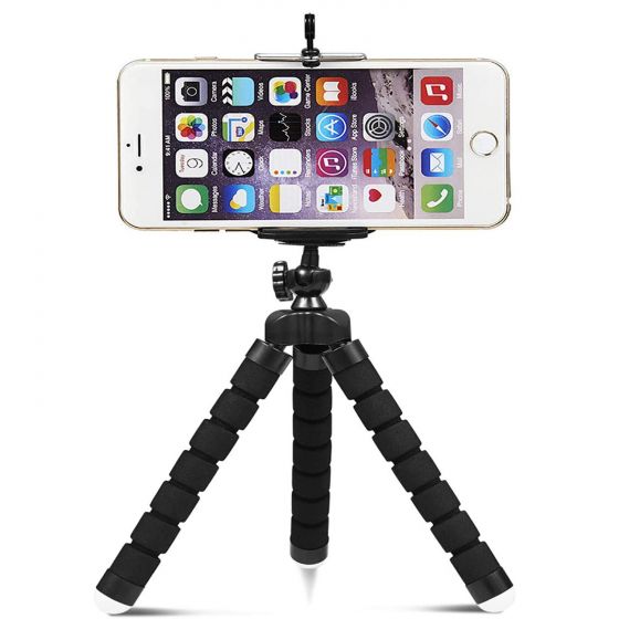 Flexible Tripod Mini Universal Octopus Leg Style Portable and Adjustable Mount Holder for Mobile Phone Smartphone, Digital Camera ffdf